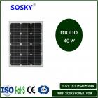 40w太阳能单晶电池板(so-40w)