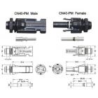 MC4、光伏连接器(（CN40-PM）MC4面板连接器)