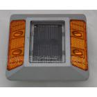 黄LED铸铝太阳能道钉灯(GHDD-406632)