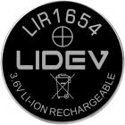 3.6V锂离子扣式电池(LIR1654)
