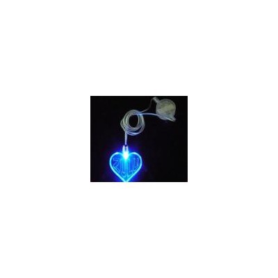 心型LED发光项链