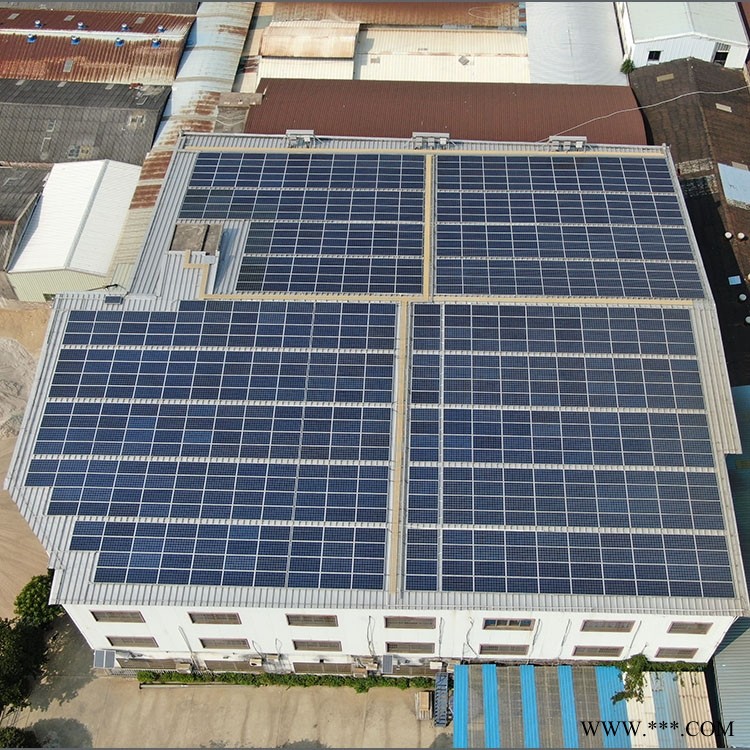 厂家直销晶天太阳能板390W瓦家庭屋顶并网发电系统光伏组件