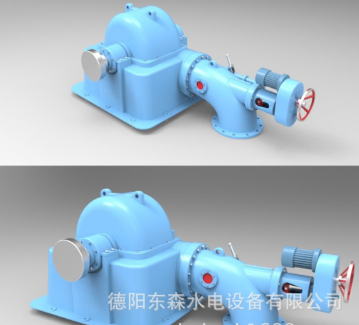 微型小型水力发电设备 斜击式水轮发电机 斜击式水机定制生产维修