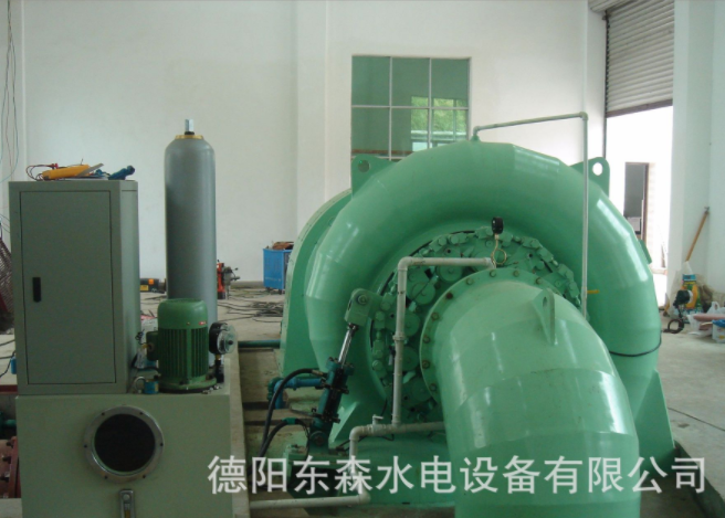 水电站混流式水轮发电机组 water turbine hydro generator