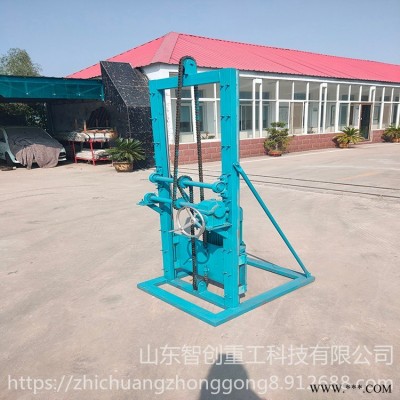 智创 螺旋打桩机  光伏支架打桩机 轻便式光伏打桩设备 支架高度可定制 电动打桩机