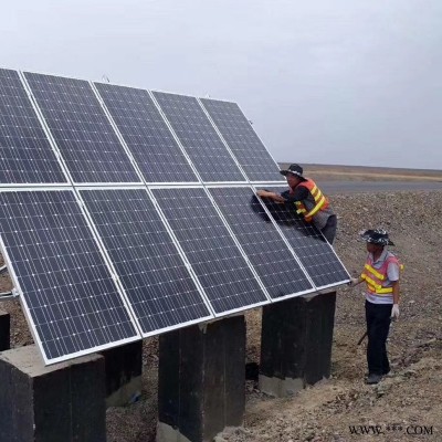 企业工厂光伏50kw 黑龙江佳木斯太阳能离网供电系统 光伏水泵系统