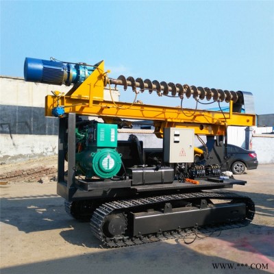 光伏钻机 小型光伏液压打桩机 施工视频 2021款 厂家直销 山东济宁越河机械 NT-G300Z