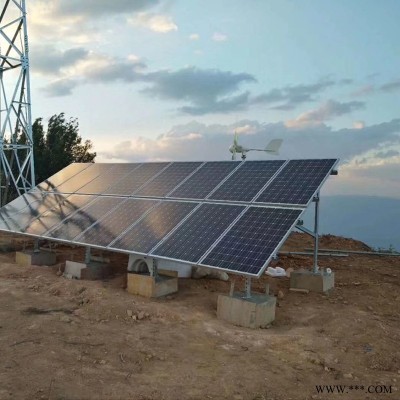 建筑屋顶光伏25kw 内蒙古鄂尔多斯太阳能离网供电系统 光伏污水处理系统