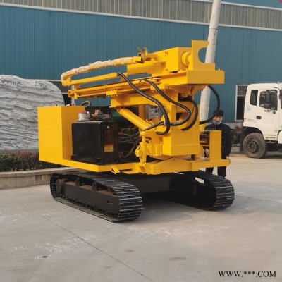 光伏打桩机 液压锤光伏打桩机 图片 视频 山东 济宁 越河机械 YH-G300Y