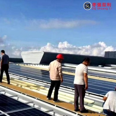 光伏屋顶走道 屋顶检修通道 光伏检修通道格栅 枣强双利玻璃钢格栅