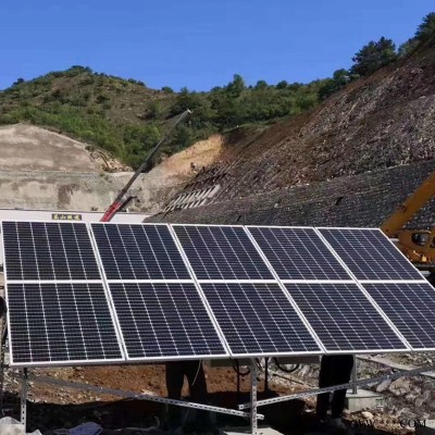 偏远无电区光伏4kw 河北沧州太阳能离网供电系统 光伏污水处理系统