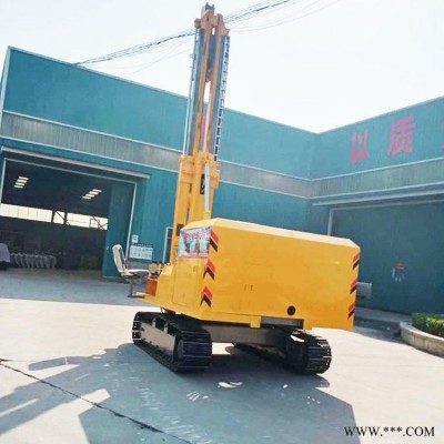 华浩 太阳能电站开发专用光伏打桩机 履带光伏打桩机  全液压打桩机厂家