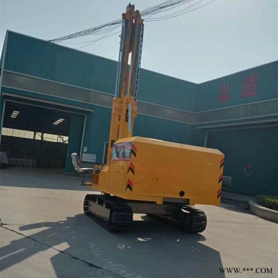 4105增压光伏打桩机立杆式气动光伏打桩机便捷德建重工共和光伏支架打桩机