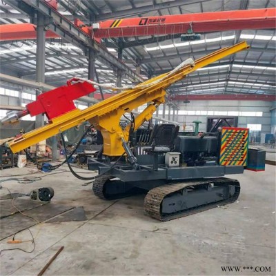 4105增压光伏打桩机太阳能光伏打桩机原理热销德建重工光伏电缆打桩机
