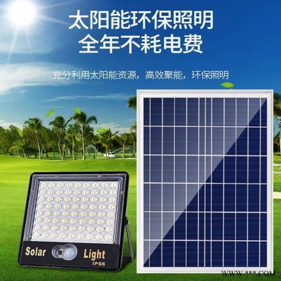 太阳能人体感应灯LED户外庭院灯太阳能灯家用照明灯太阳能投光灯