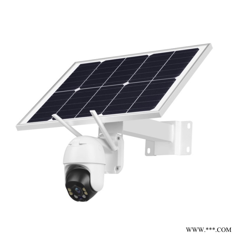 太阳能监控摄像机支架太阳能监控支架监控电池盒抱杆吸墙球机支架光伏监控