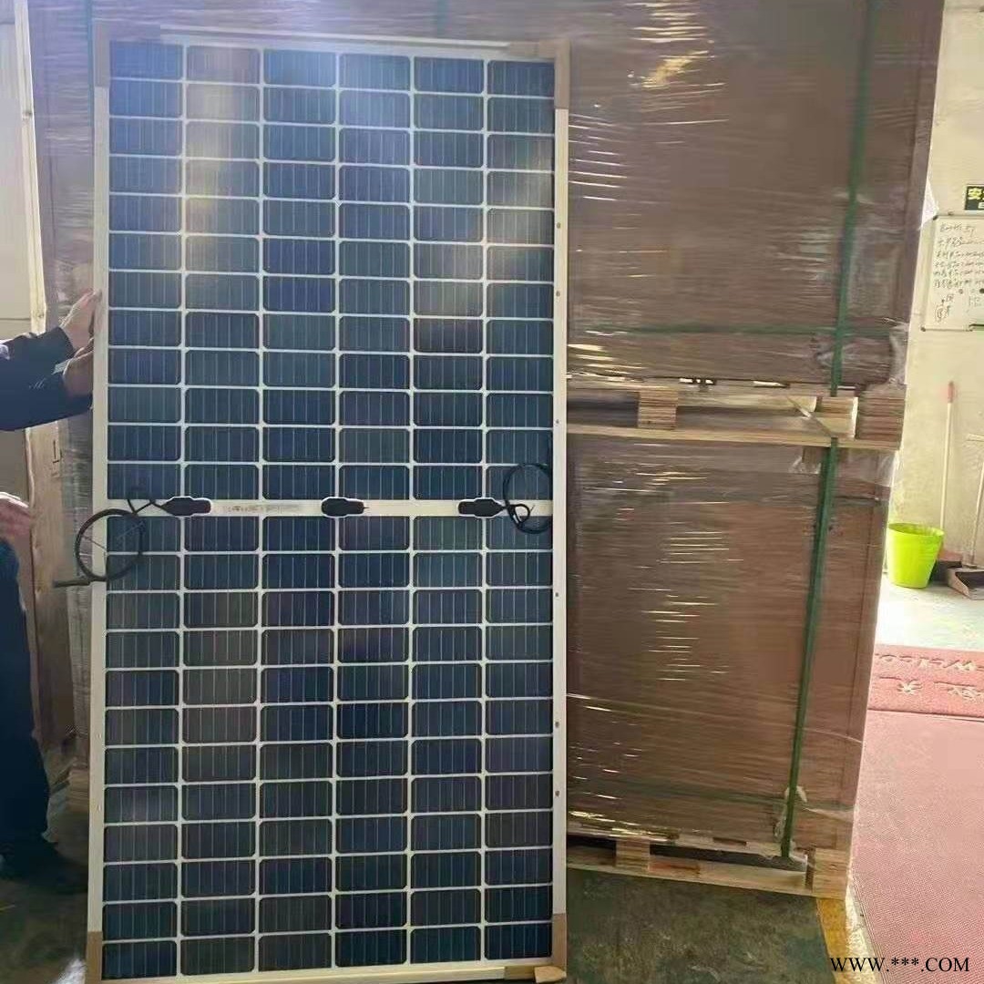 隆基双玻双面太阳能发电板50W530W540W光伏板太阳能板光伏组件 隆基太阳能