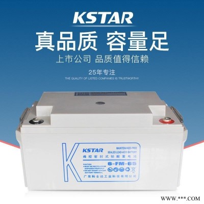 科士达12V65AH 科士达蓄电池6-FM-65 UPS/EPS电源直流屏太阳能专用铅酸免维护蓄电池全国联保质保三年