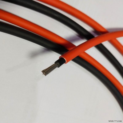 河北光伏电缆4平方 红色光伏线缆 黑色光伏通信电缆批发 光伏PV-F1*4MM