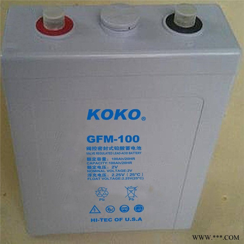 KOKO蓄电池6GFM24 12V24AH太阳能 风电 UPS配套应急铅酸免维护蓄电池