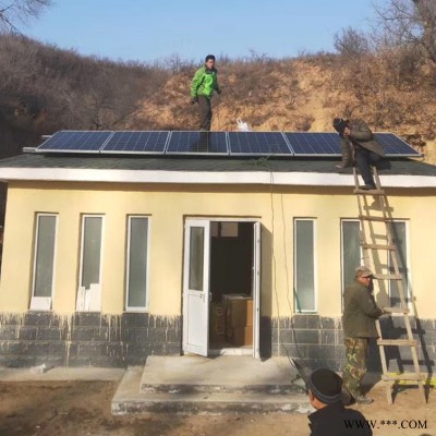 屋顶分布式光伏15kw 陕西榆林太阳能离网供电系统 太阳能河道增氧水泵系统