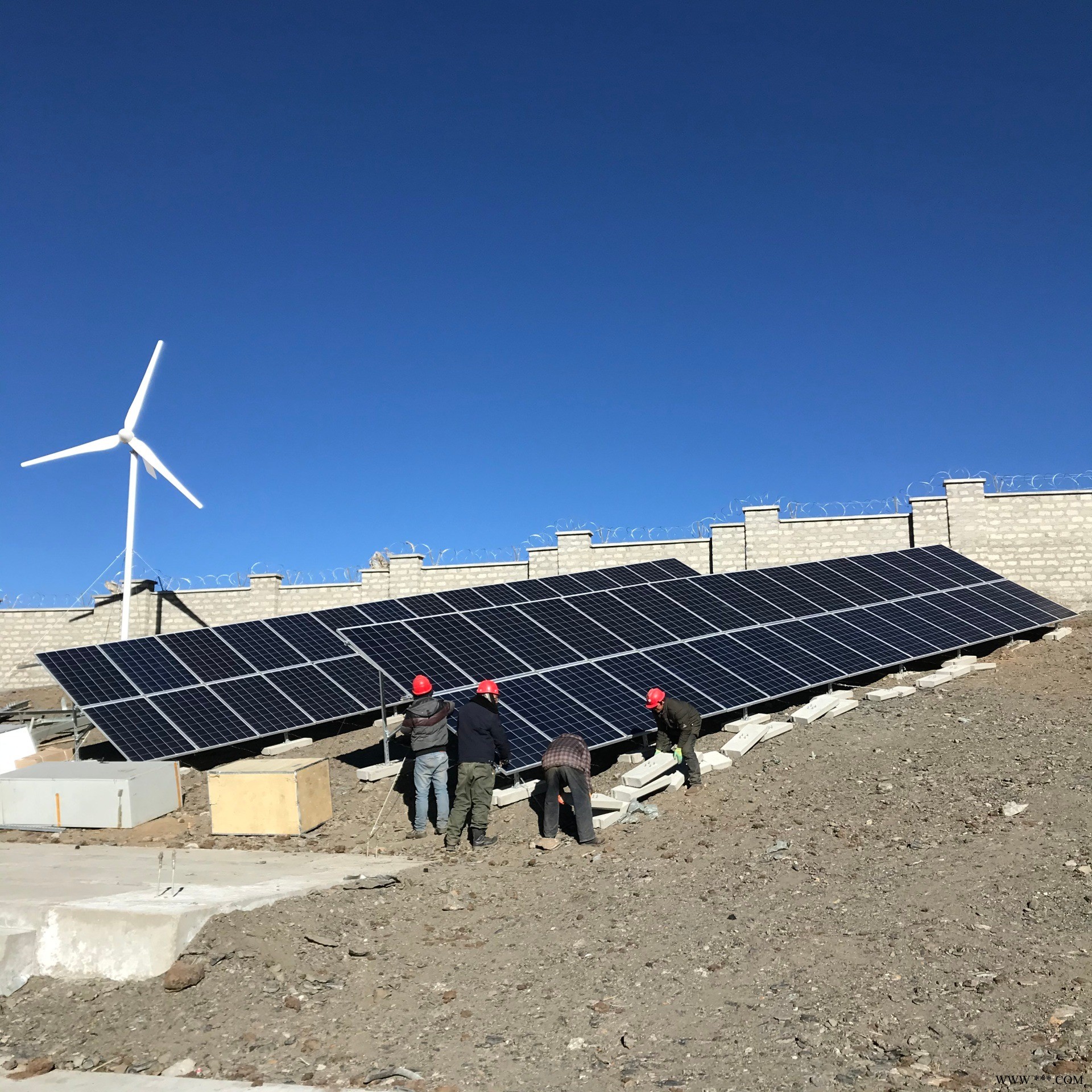 程浩新能源太阳能光伏发电系统 CH-44KW光伏电站 西北太阳能电池组件批发商