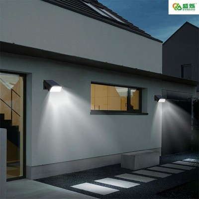 盛烁 太阳能壁灯家用 别墅太阳能射灯 景观装饰灯 太阳能家用照明 SRE0606