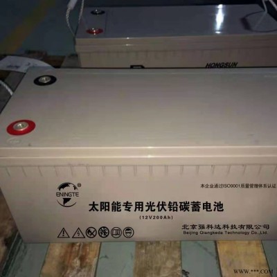 恩英特光伏发电太阳能铅碳蓄电池12V200AH/180/150/120/100/80/65光伏发电系统储能专用