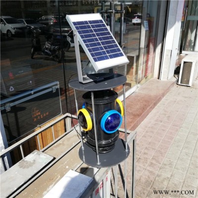 轨道交通太阳能信号灯 太阳能铁路信号灯 道岔蓝黄脱轨器指示灯 鑫宏牌厂家直销 品质保证