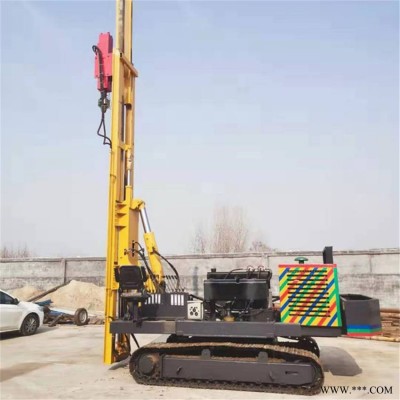 电线杆光伏打桩机新型360度旋转光伏锚固打桩机大量现货德建重工光伏发电站打桩机
