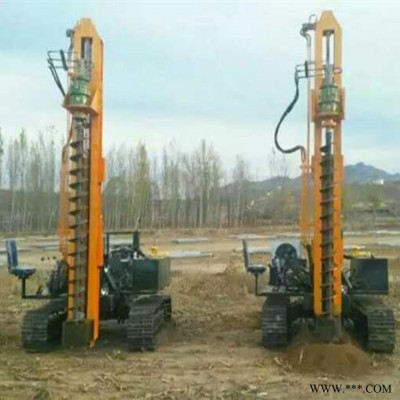 光伏打桩机 光伏灌注桩钻机 一台 价格及图片 生产厂家 山东济宁越河机械 NT-G300Z