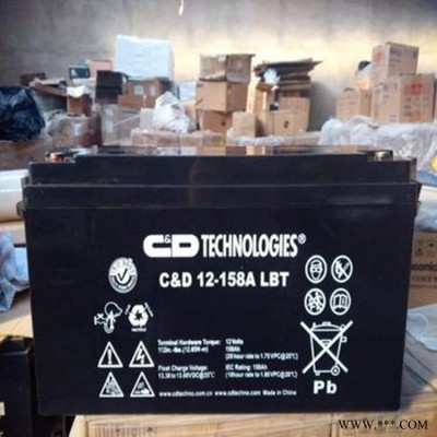 西恩迪蓄电池C&D12-54LBT 12V54AH应急电源 太阳能