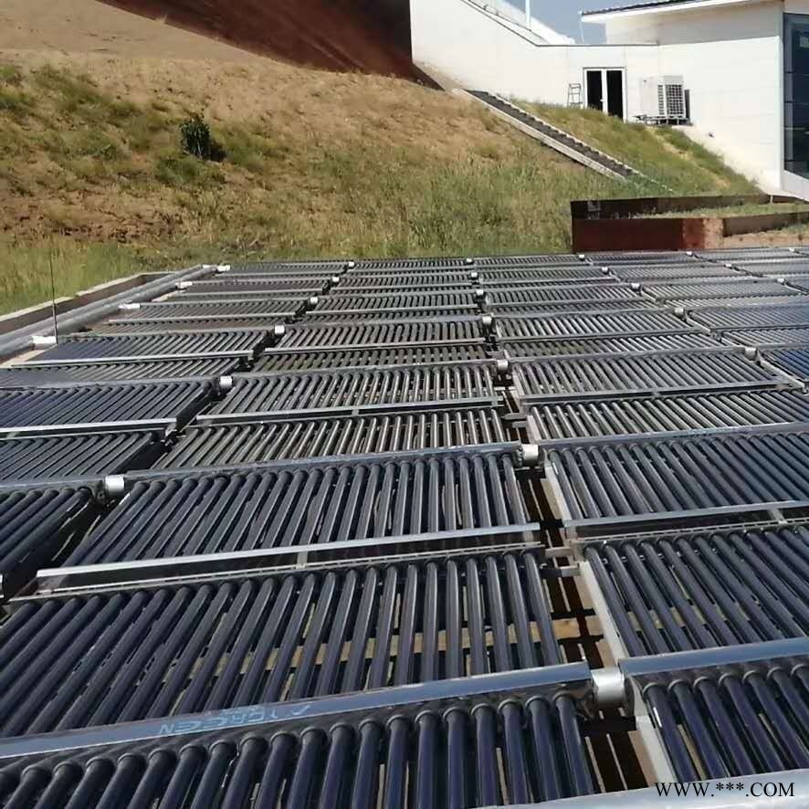 恺阳太阳能集热联箱平板太阳能供暖工程承压防冻太阳能