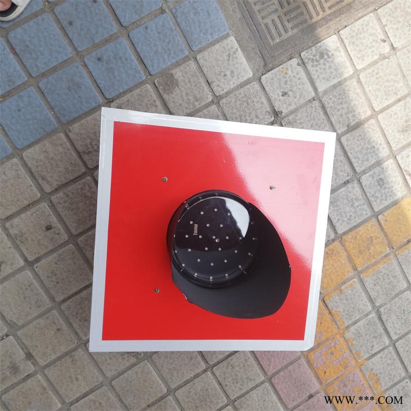 鸿聚牌TK-1太阳能停车指示灯 铁路太阳能防护红灯 道岔标识灯LED福建销售