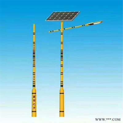 十堰张湾5/6/7米太阳能路一事一议项目丨太阳能路灯杆
