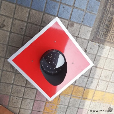 隧道口指示灯 铁路太阳能防护红灯 组合式太阳能土挡灯生产厂家