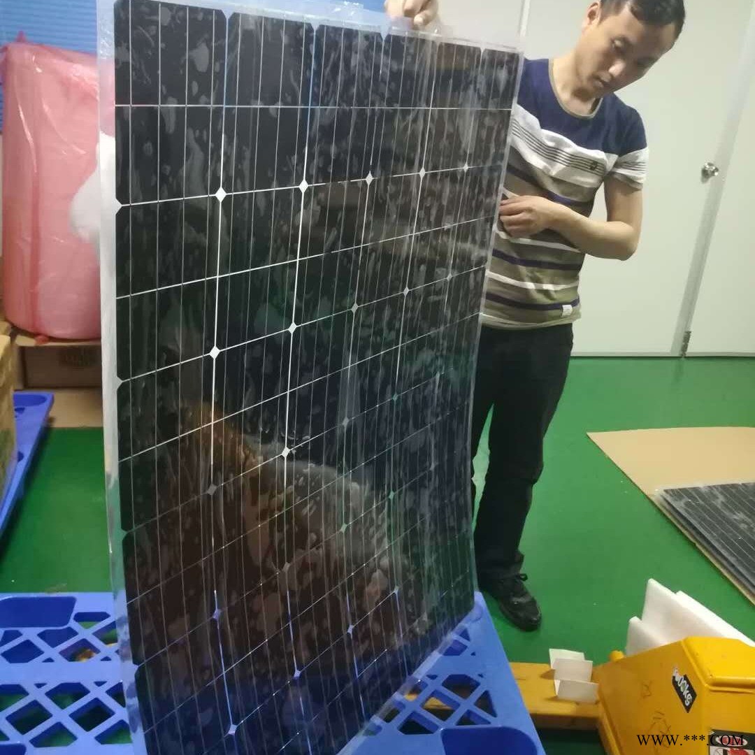 200w太阳能软性电池板，太阳能滴胶板，中德太阳能光伏板组件