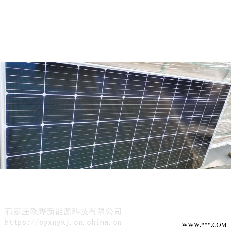 晶科太阳能光伏发电组件多晶双面双玻带边框光伏板太阳能组件供应商