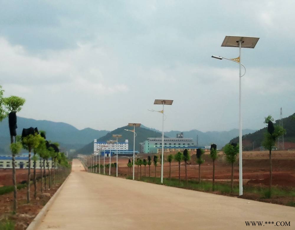 桂林恭城太阳能LED城市道路灯户外庭院太阳能LED灯规格定制施工安装