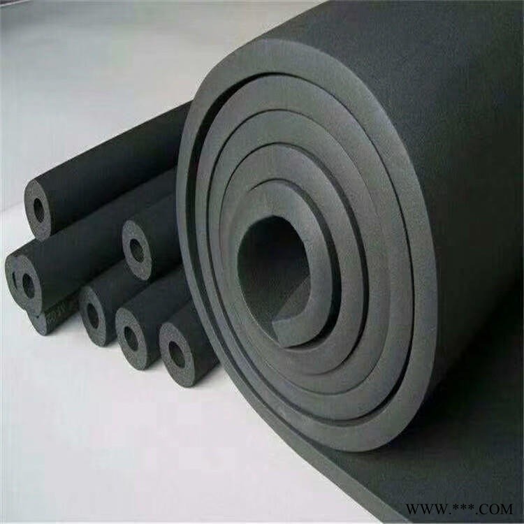 烁玥保温材料有限公司生产   橡塑保温管 阻燃空调太阳能保温管 B1级橡塑管