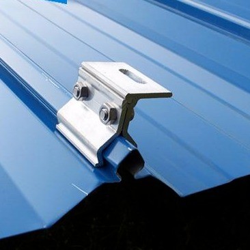 光伏彩钢瓦屋面防滑夹具太阳能光伏支架彩钢瓦屋面紧固件  专业生产光伏支架厂家