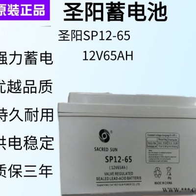 SP12-65 12V65AH圣阳蓄电池太阳能UPS直流屏专用