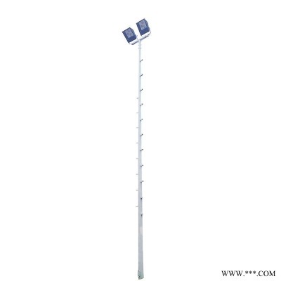BK-2020球场灯杆热镀锌 A字臂锥形路灯杆 8米太阳能庭院灯灯杆 柏克批量生产