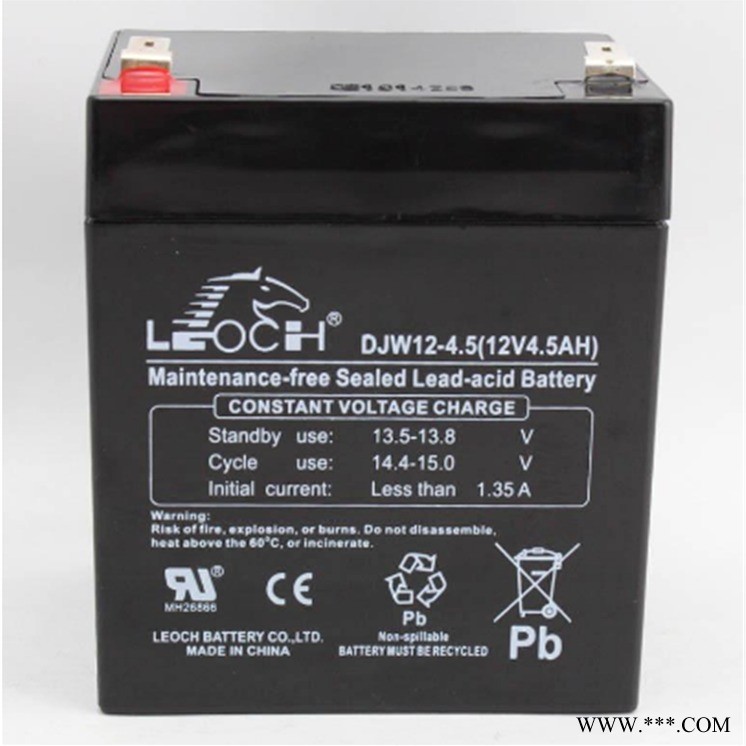 LEOCH理士蓄电池DJW12-4.5太阳能/风能/UPS电源/照明用 阀控式免维护蓄电池 UPS电源专用