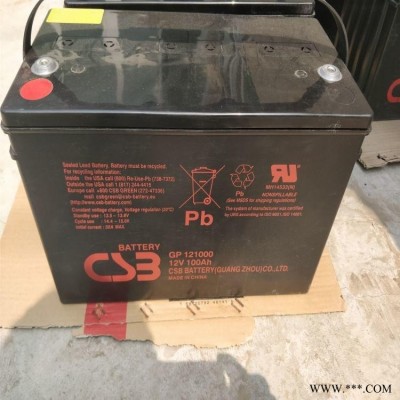 CSB GPL121000 12V100AH太阳能蓄电池