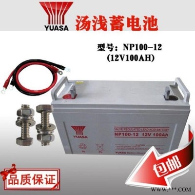 YUASA汤浅蓄电池 NP100-12 12V100AH UPS电源蓄电池 太阳能蓄电池 消防应急直流屏蓄电池 铅酸电池