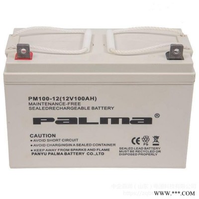 PaLma蓄电池 PM100-12 八马蓄电池 12V100AH 太阳能蓄电池