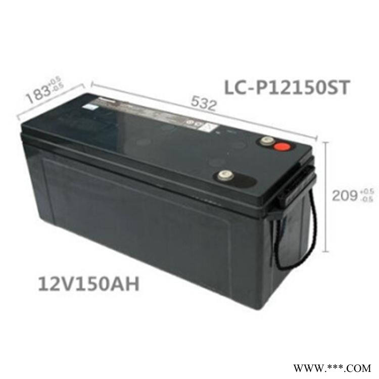 ​松下蓄电池LC-P12V150ST 12V150AH 铅酸免维护蓄电池 ups电源蓄电池 太阳能蓄电池 消防应急电池