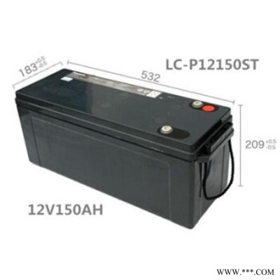 ​松下蓄电池LC-P12V150ST 12V150AH 铅酸免维护蓄电池 ups电源蓄电池 太阳能蓄电池 消防应急电池