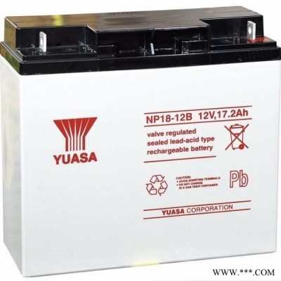 ups蓄电池 YUASA汤浅蓄电池 NP18-12B直流屏蓄电池 12V17.2Ah太阳能蓄电池 epsUPS电源蓄电池